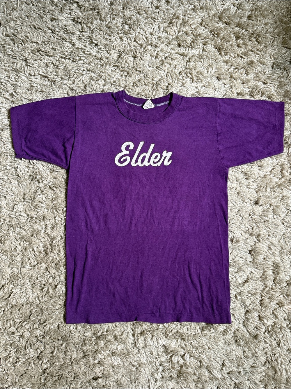 Vintage 80s Elder High School Russell Athletic Single Stitch Tee XS/S